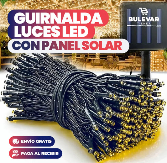 Guirnalda luces solares  de navidad