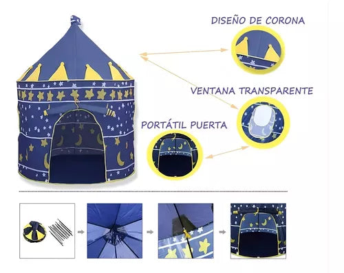 CARPA CASTILLO INFANTIL PARA NIÑOS