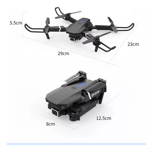 Dron Drone E88 Camara Frontal