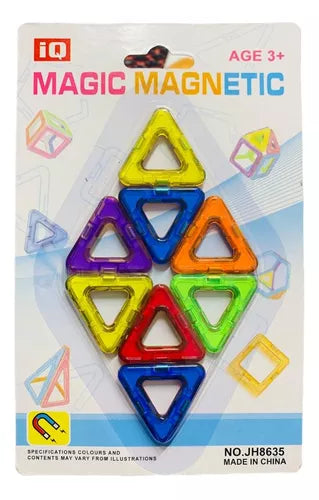 Juego Magnético Bloques Didáctico 8 Pcs