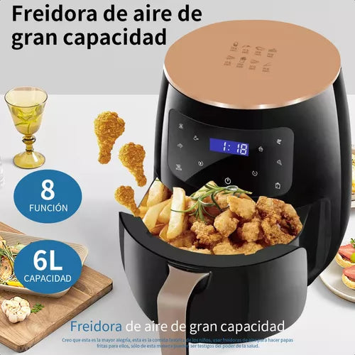 Horno Freidora De Aire Electrica 6l