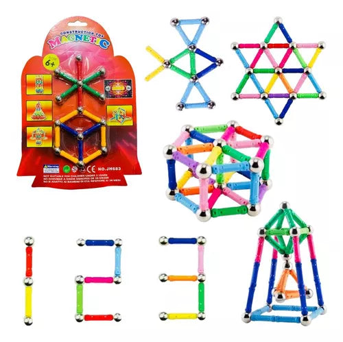 Juego Magnético Barras Varillas 28 Pcs