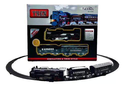 Tren Eléctrico Navideño Luces 13 Pcs