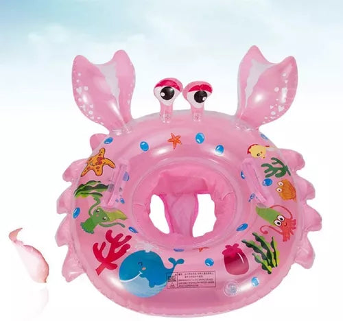 Inflable Flotador Cangrejo Para Niños - Diseño Divertido