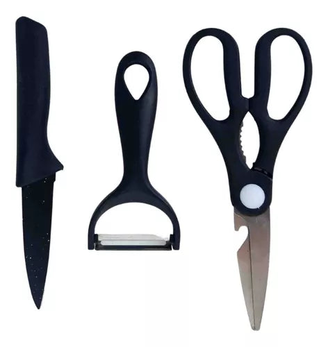 KIT SET DE CUCHILLOS COCINA 6 PIEZAS