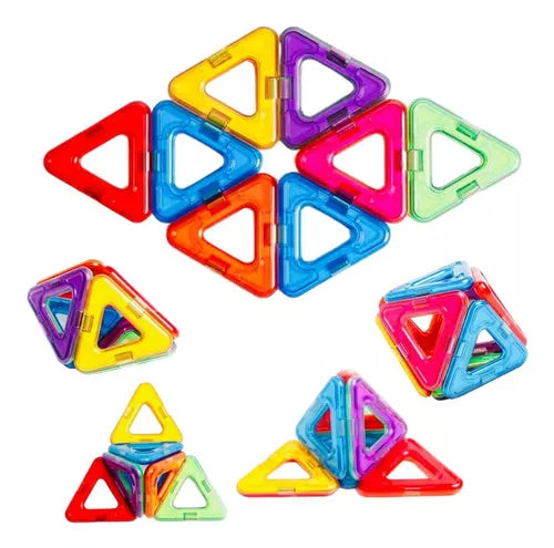 Juego Magnético Bloques Didáctico 8 Pcs