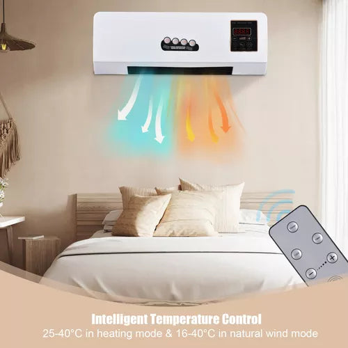 Combo De Calefactor/ventilador Montado En La Pared