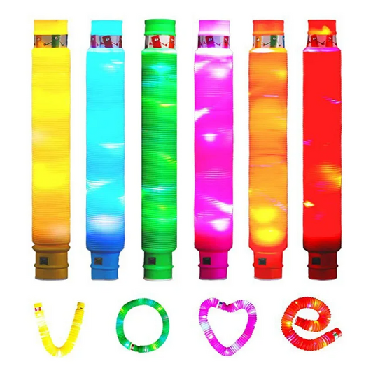 6 Pop It Tube Led Luces Tubo L 6 Piezas