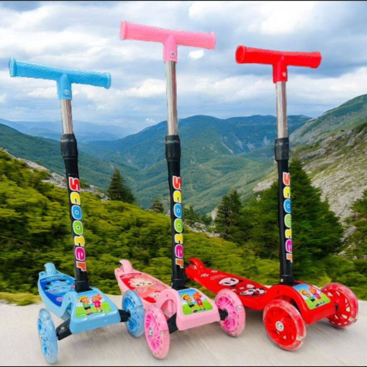 Scooter Patin Infantil Con Luces ™