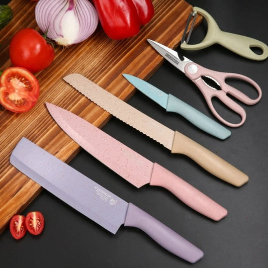 Set De Cuchillo De Colores